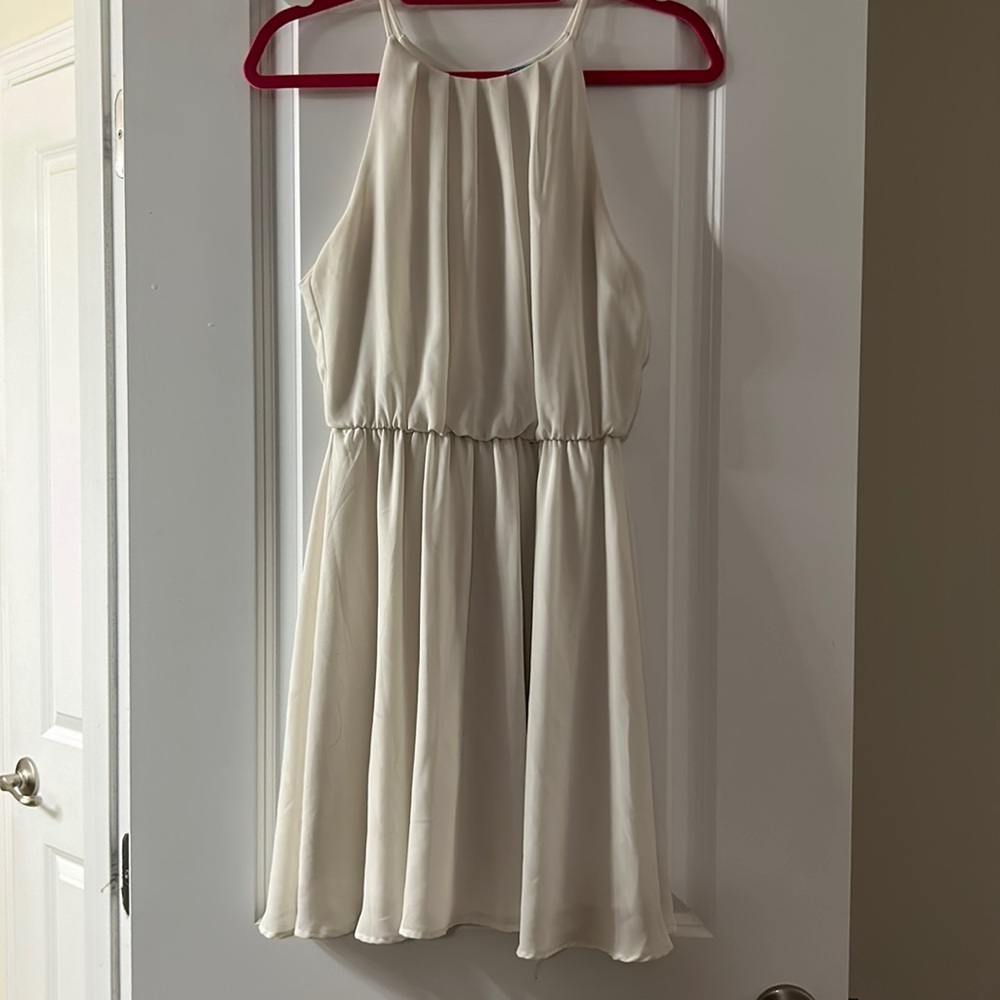 Francesca’s Cream/Ivory Mini Dress